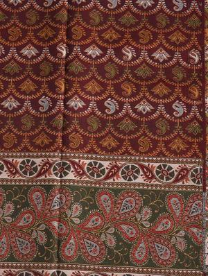 maroon colored shawl - 14521657 - Standard Image - 2