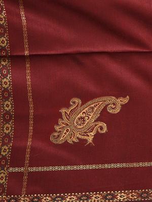 Maroon solid shawl - 14521666 - Standard Image - 2