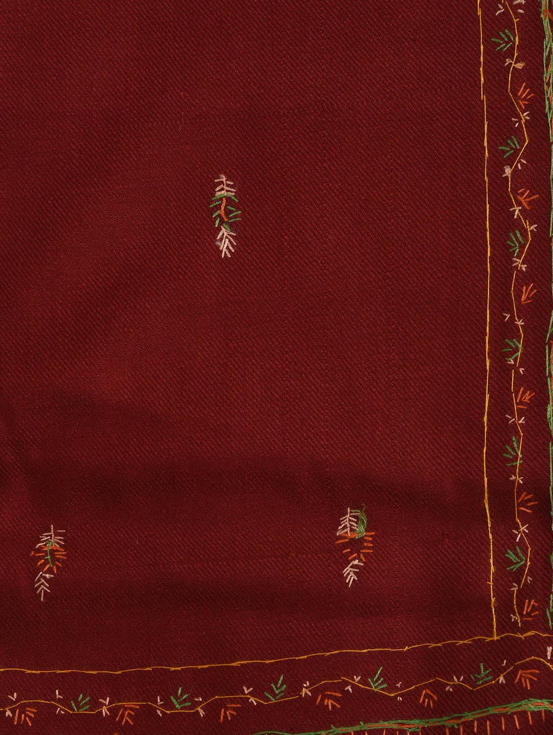 red embroidered shawl - 14521714 - Zoom Image - 2