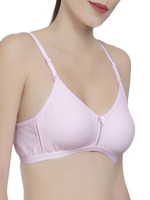 pink solid bra - 14521790 - Standard Image - 2