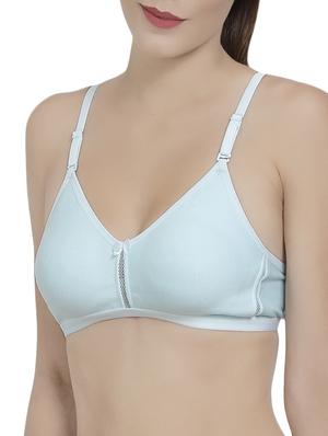 blue solid bra - 14521791 - Standard Image - 2
