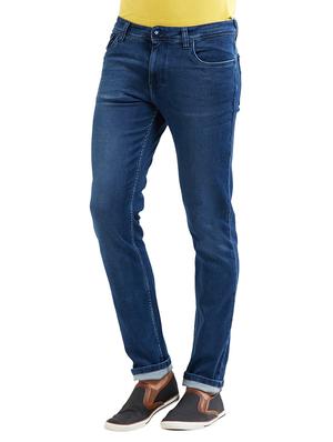 blue cotton washed jeans - 14525638 - Standard Image - 2