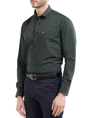 green cotton casual shirt - 14525726 - Standard Image - 2