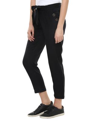 black flat front trouser - 14527281 - Standard Image - 2