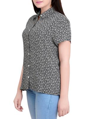 black printed shirt - 14527844 - Standard Image - 2