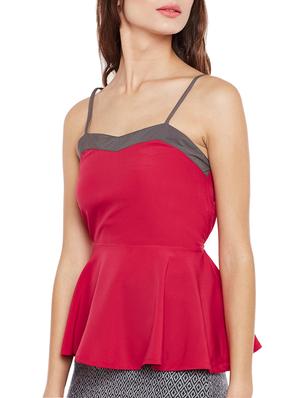 pink peplum top - 14528056 - Standard Image - 2