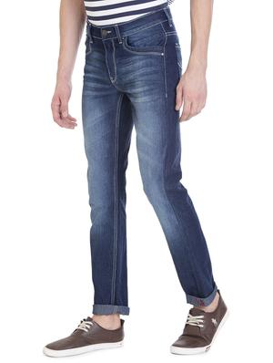 blue cotton washed jeans - 14528559 - Standard Image - 2