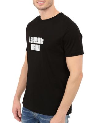 black cotton t-shirt - 14528624 - Standard Image - 2