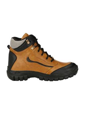 tan synthetic high ankle boots - 14528709 - Standard Image - 2