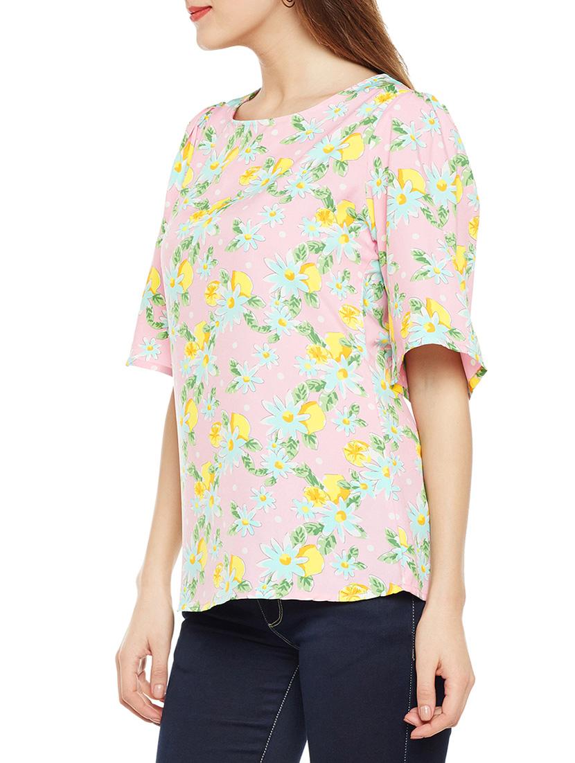 baby pink floral top - 14528890 - Zoom Image - 2