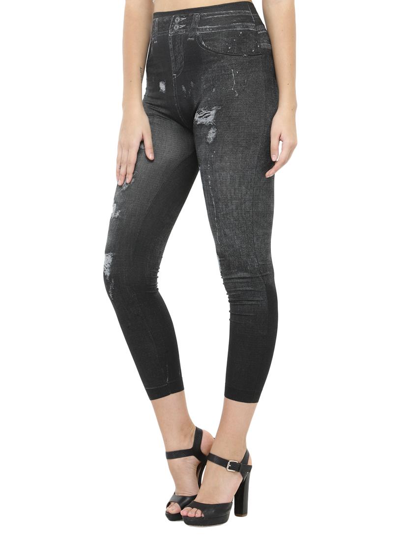 grey printed jegging - 14528938 - Zoom Image - 2
