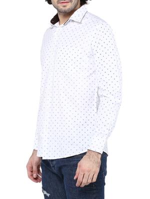 white cotton casual shirt - 14528988 - Standard Image - 2