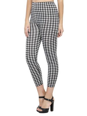 black printed jegging - 14529671 - Standard Image - 2