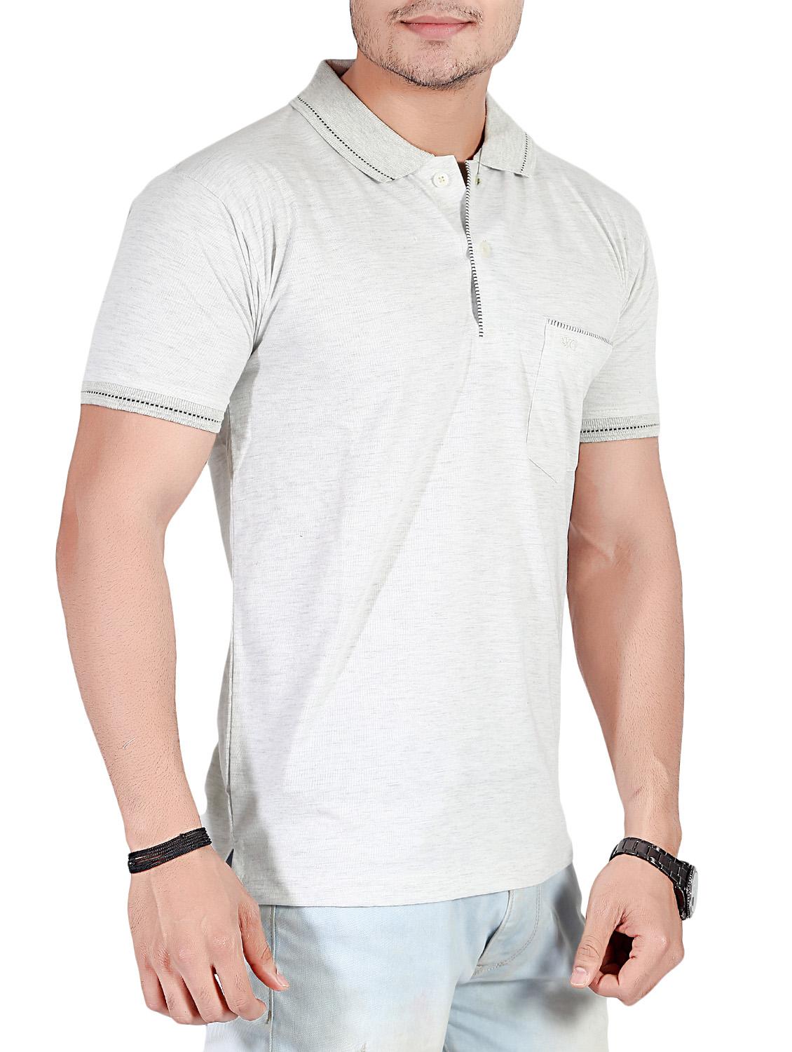 grey cotton pocket t-shirt - 14529925 - Zoom Image - 2
