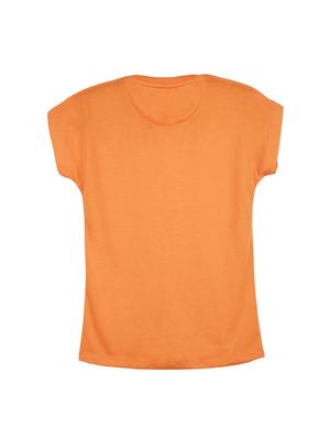 orange cotton tee - 14530437 - Standard Image - 2