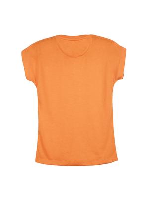 orange cotton tee - 14530847 - Standard Image - 2