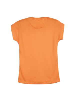 orange cotton tee - 14531027 - Standard Image - 2