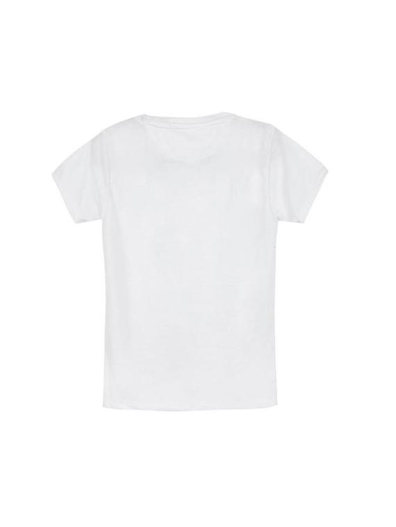 white cotton blend tshirt - 14531385 - Zoom Image - 2