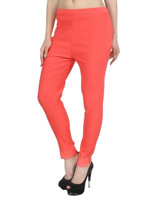 orange rayon trouser - 14531540 - Standard Image - 2