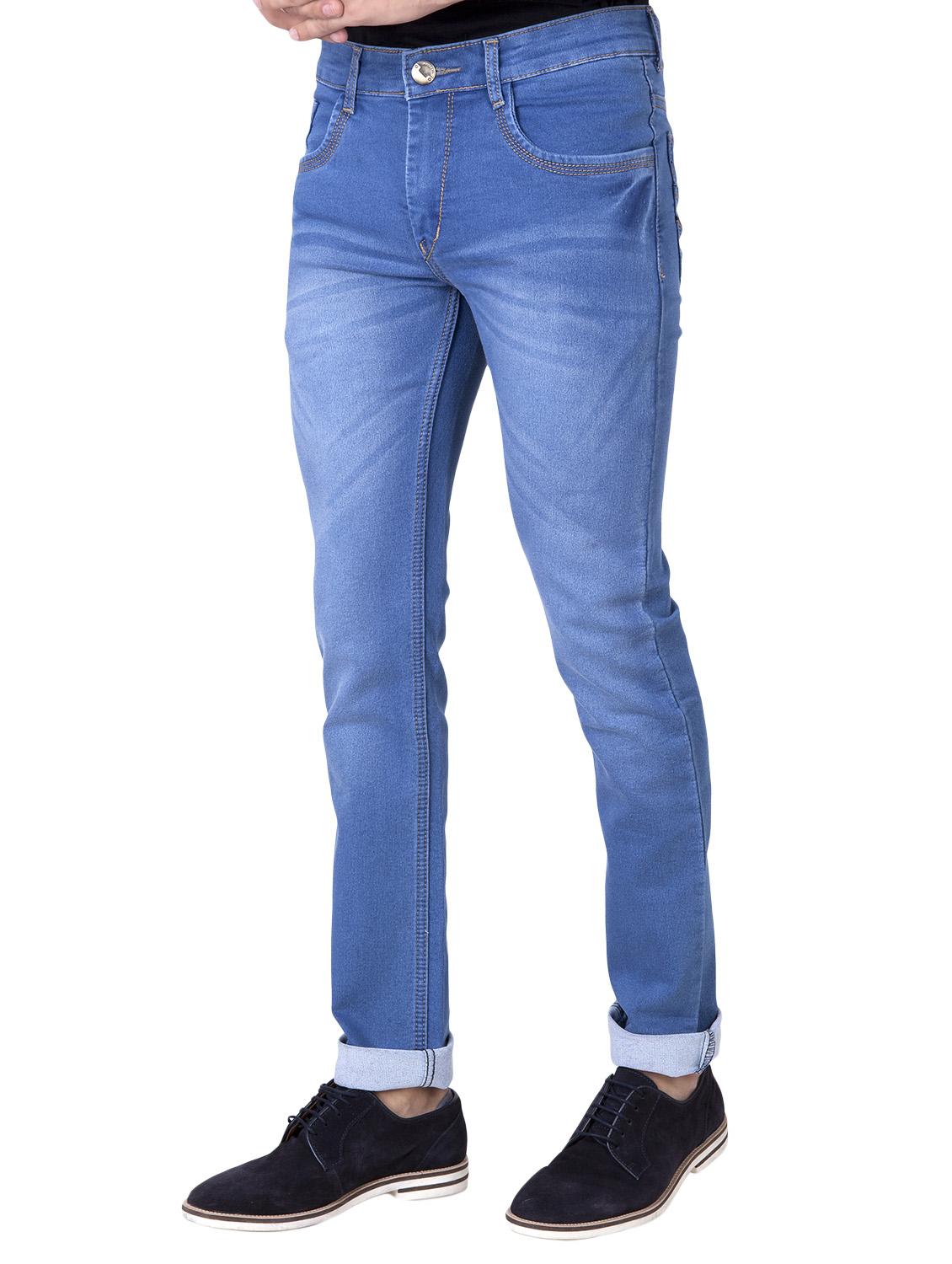 light blue denim washed jeans - 14531548 - Zoom Image - 2
