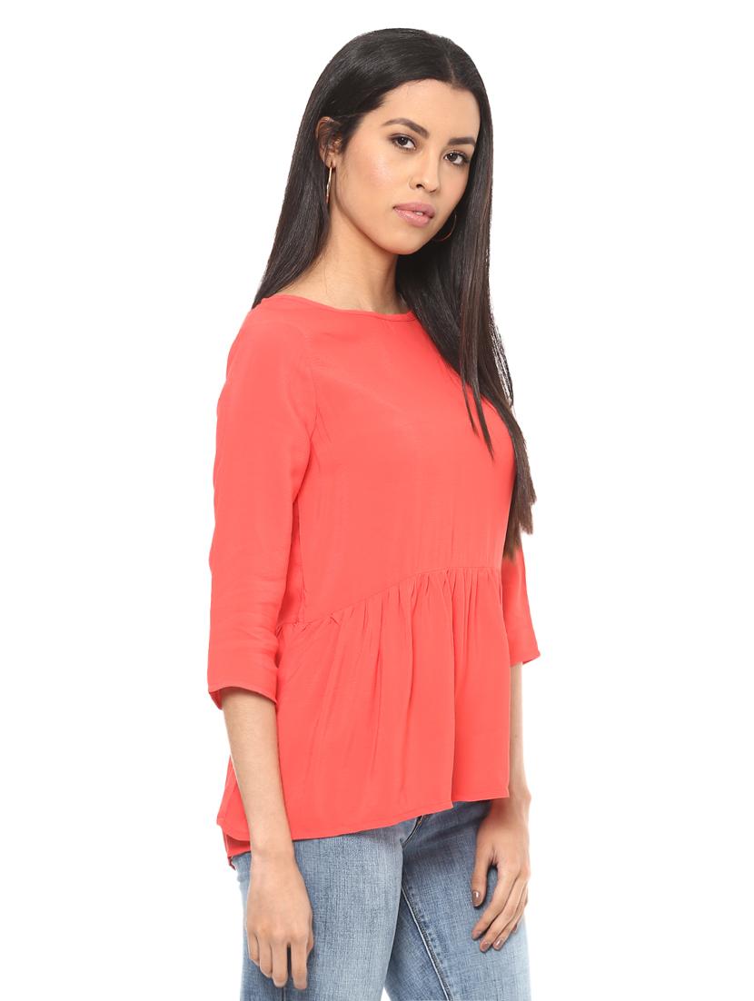 Boat neck flared top - 14531892 - Zoom Image - 2