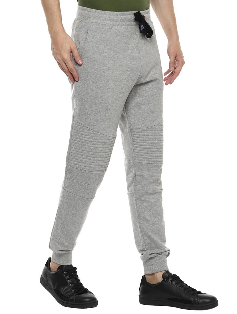 grey cotton full length jogger - 14531953 - Zoom Image - 2