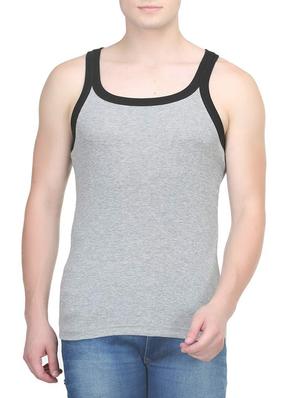 grey cotton vest (Set Of 2) - 14533548 - Standard Image - 2