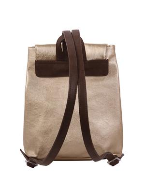 gold leatherette backpack - 14533709 - Standard Image - 2
