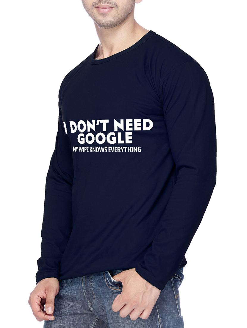 navy blue cotton t-shirt - 14533833 - Zoom Image - 2