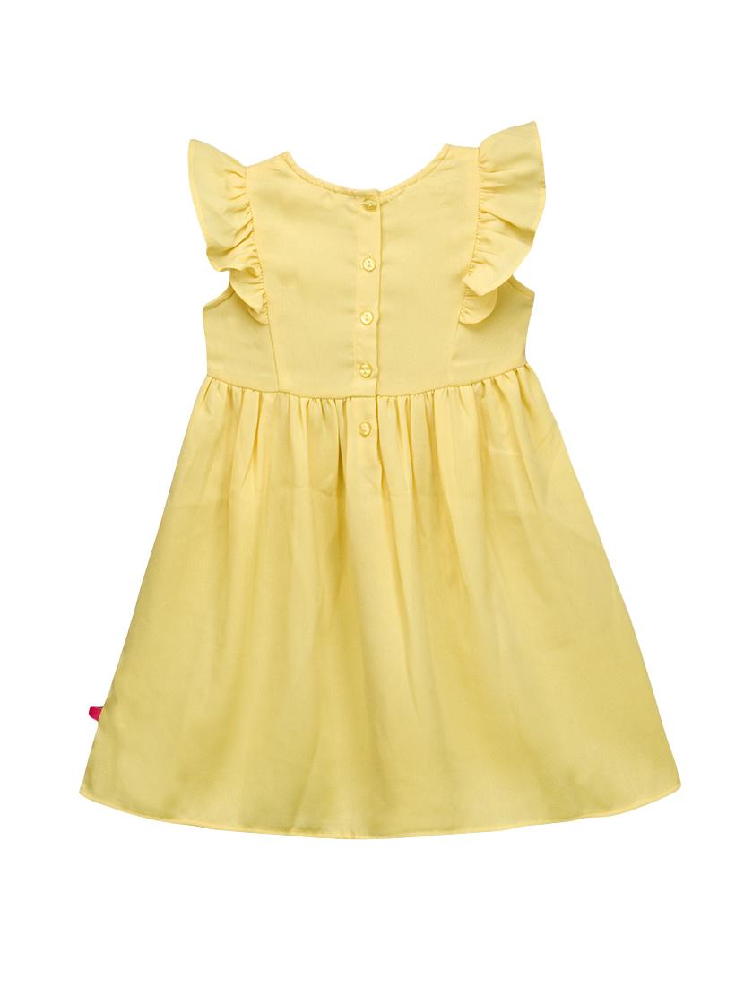 yellow polyester frock - 14533988 - Zoom Image - 2