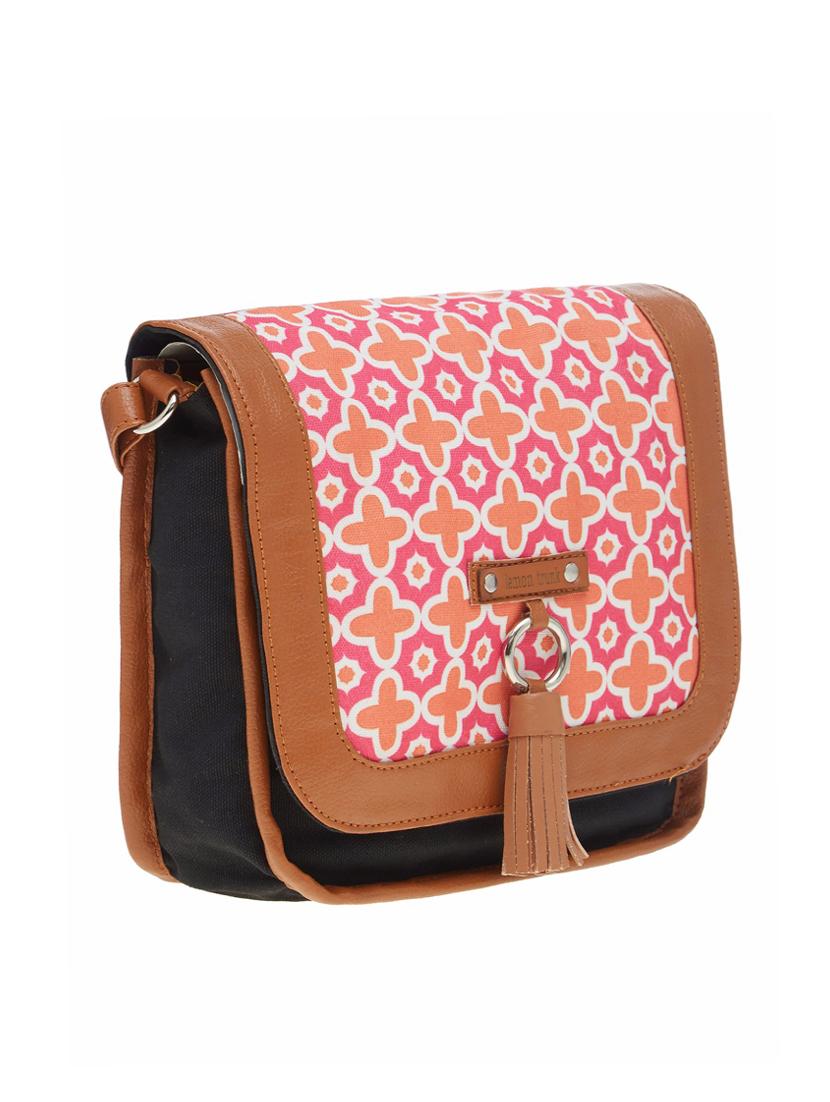 black canvas messenger sling bag - 14534527 - Zoom Image - 5