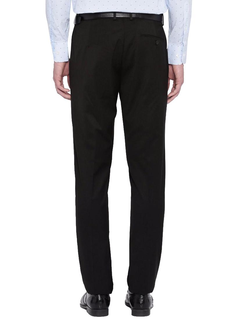 black cotton formal trouser - 14534676 - Zoom Image - 2