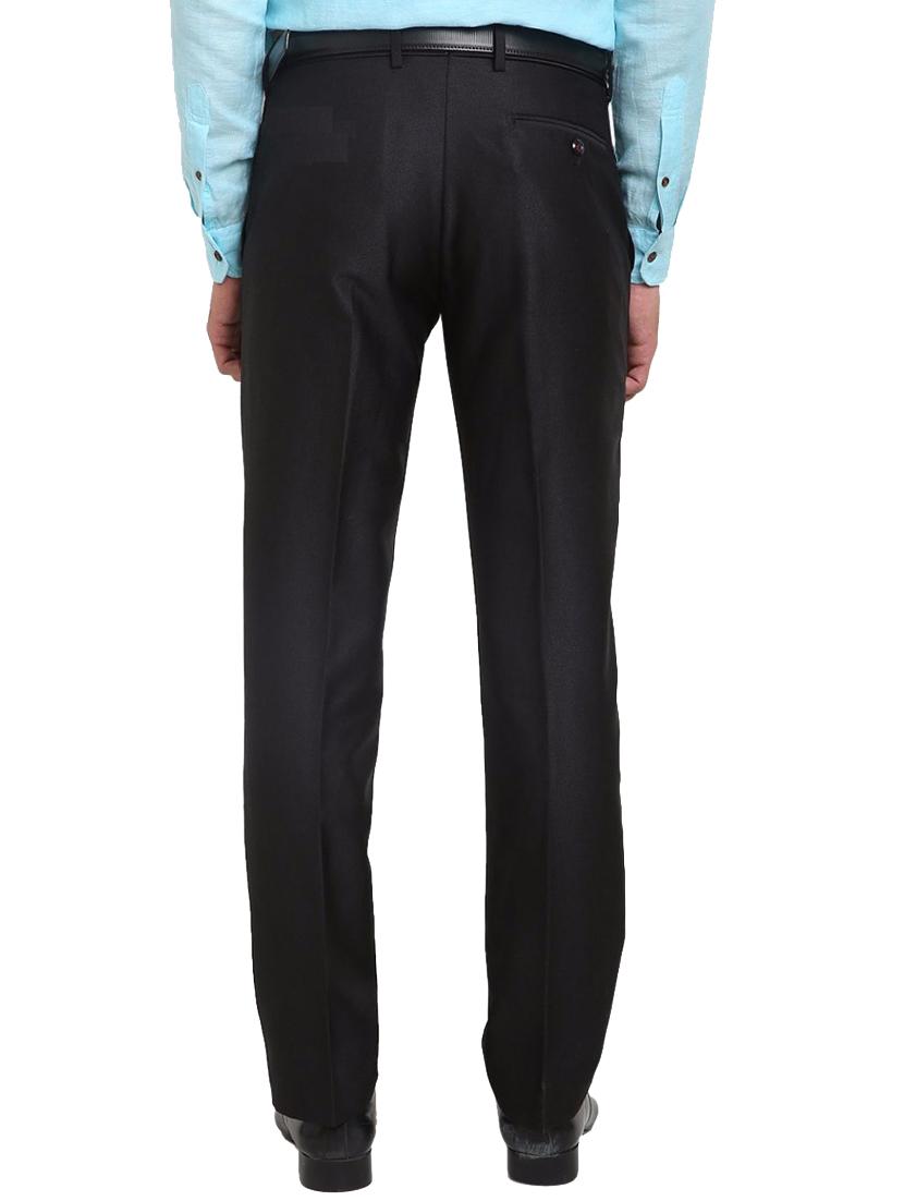 black cotton formal trouser - 14534678 - Zoom Image - 2