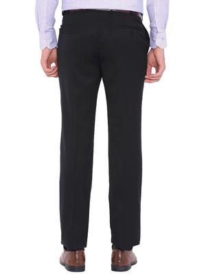 black cotton formal trouser - 14534680 - Standard Image - 2
