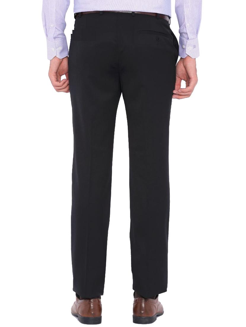 black cotton formal trouser - 14534680 - Zoom Image - 2