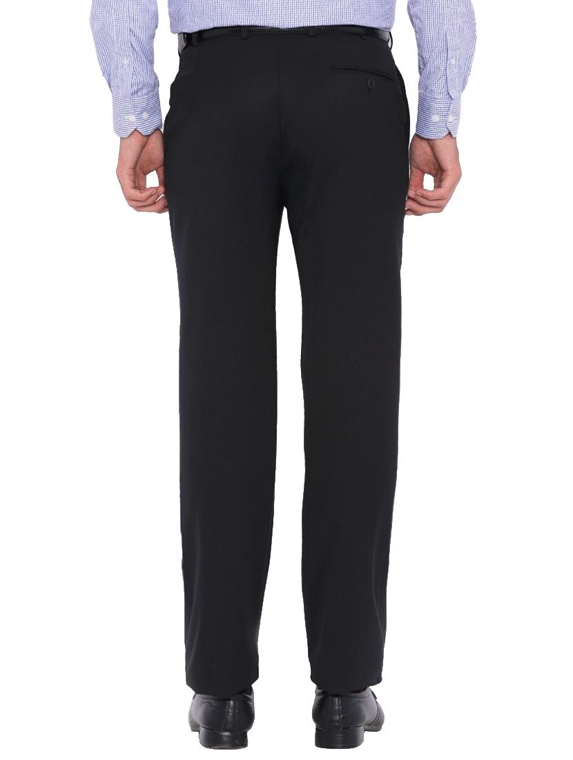 black cotton formal trouser - 14534682 - Zoom Image - 2