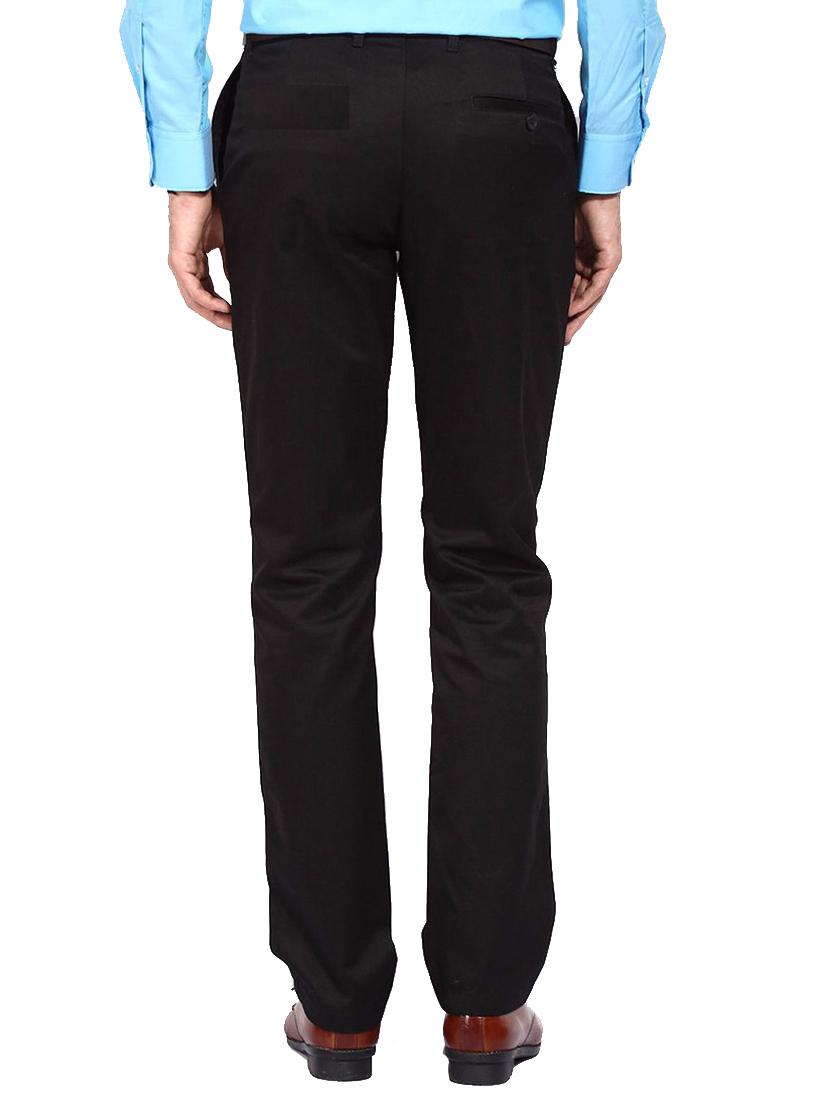 black cotton formal trouser - 14534683 - Zoom Image - 2