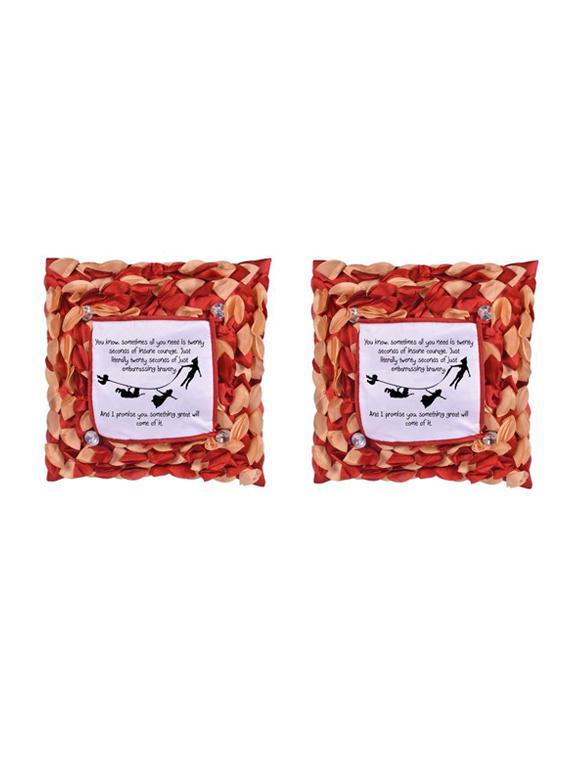 "Simple Quote" Printed Set Of 5 Cushion Covers - 14535592 - Zoom Image - 2