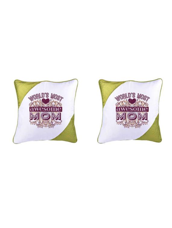 "Best Mom" Printed Set Of 5 Cushion Covers - 14535601 - Zoom Image - 2