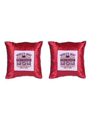 "Best Mom" Printed Set Of 5 Cushion Covers - 14535605 - Standard Image - 2