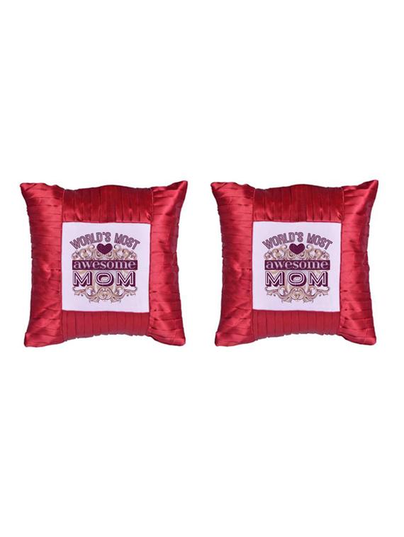 "Best Mom" Printed Set Of 5 Cushion Covers - 14535605 - Zoom Image - 2