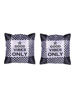 Snoby "Good Vibes" Quoted printed Cusion Cover Set of 5 - 14535715 - Standard Image - 2