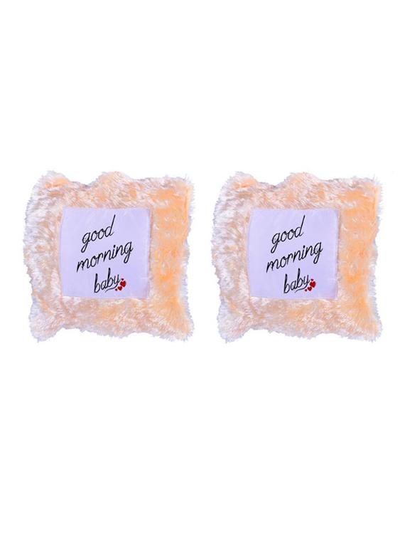 "Good Morning" Quoted Printed Set Of 5 Cushion Covers - 14535750 - Zoom Image - 2