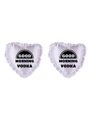"Good Morning" Quoted Printed Set Of 5 Cushion Covers - 14535756 - Standard Image - 2