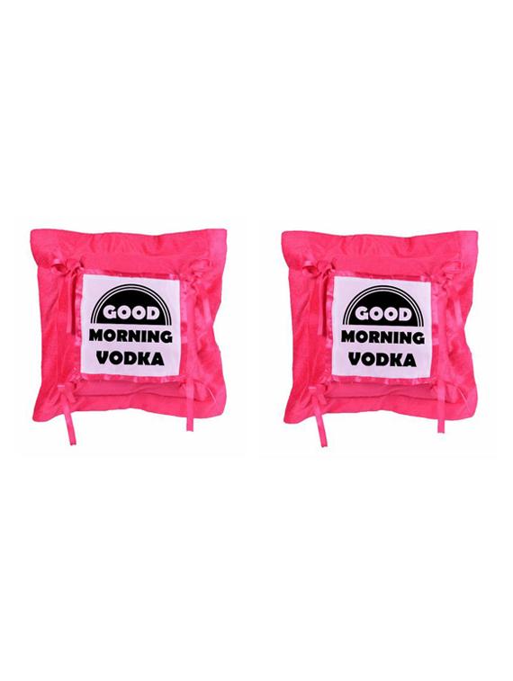 "Good Morning" Quoted Printed Set Of 5 Cushion Covers - 14535773 - Zoom Image - 2