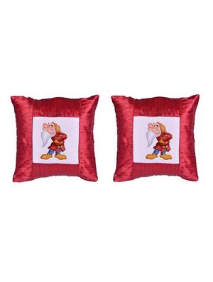 Snoby Cartoon" Dwarf" Printed Cusion Cover Set of 5 - 14535802 - Standard Image - 2