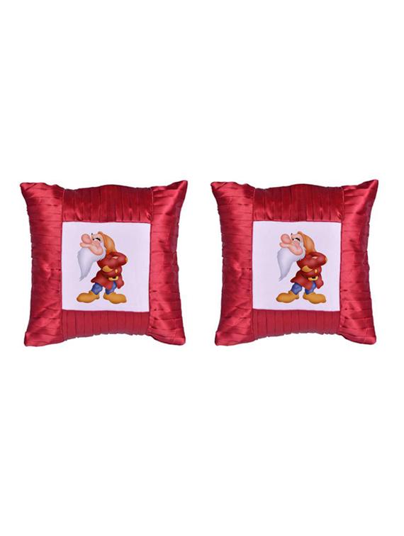 Snoby Cartoon" Dwarf" Printed Cusion Cover Set of 5 - 14535802 - Zoom Image - 2
