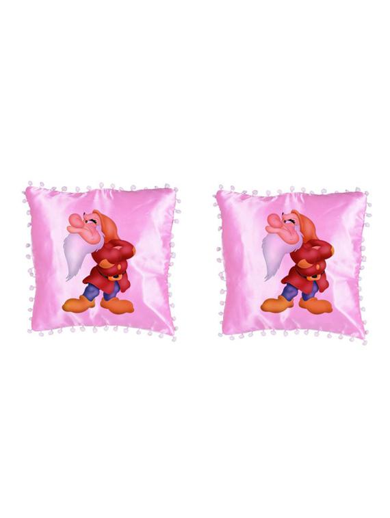 Cartoon" Dwarf" Printed Set Of 5 Cushion Covers - 14535805 - Zoom Image - 2