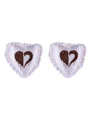 Heart Printed Set Of 5 Cushion Covers - 14535876 - Standard Image - 2
