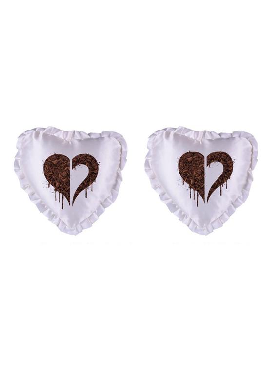 Heart Printed Set Of 5 Cushion Covers - 14535876 - Zoom Image - 2